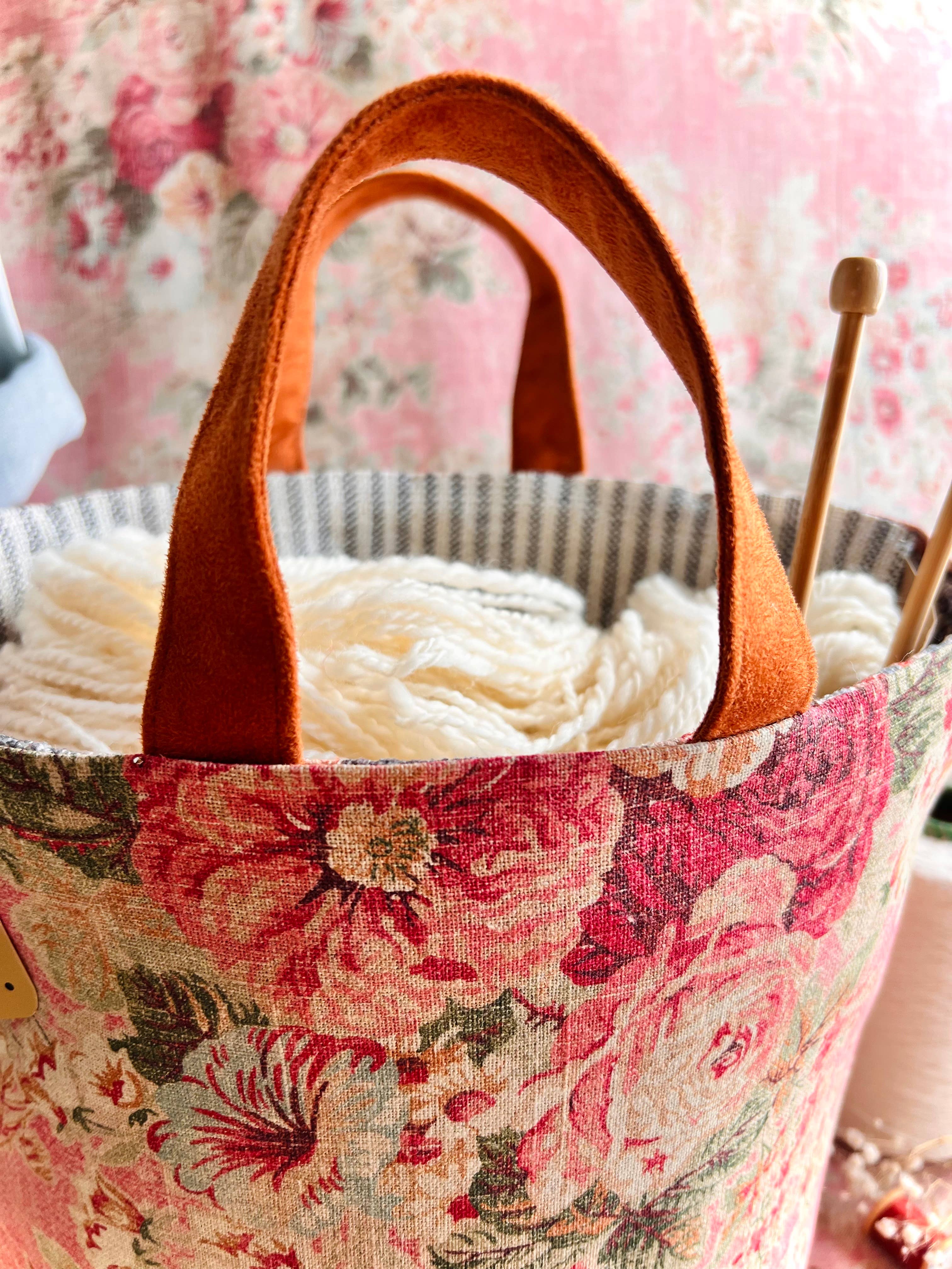 Atenti - Wholesale Tote Bag - Women's - Rosewood Hope Basket, Project Bag5