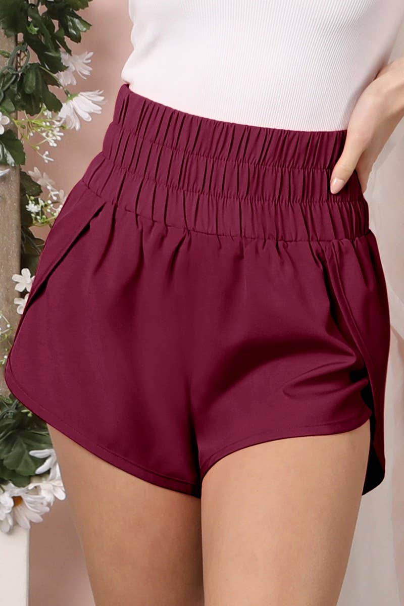 NINEXIS - Wholesale Shorts - Women's - CWBSP141_SMOCKING HIGH WAIST BAND COMFY SHORTS19