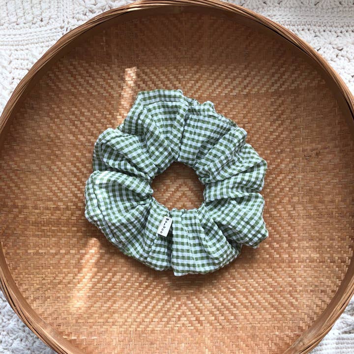 Billy Bamboo – Großhandel Haargummi – Damen – MINI-GINGHAM-HAARGUMMI - neutral7