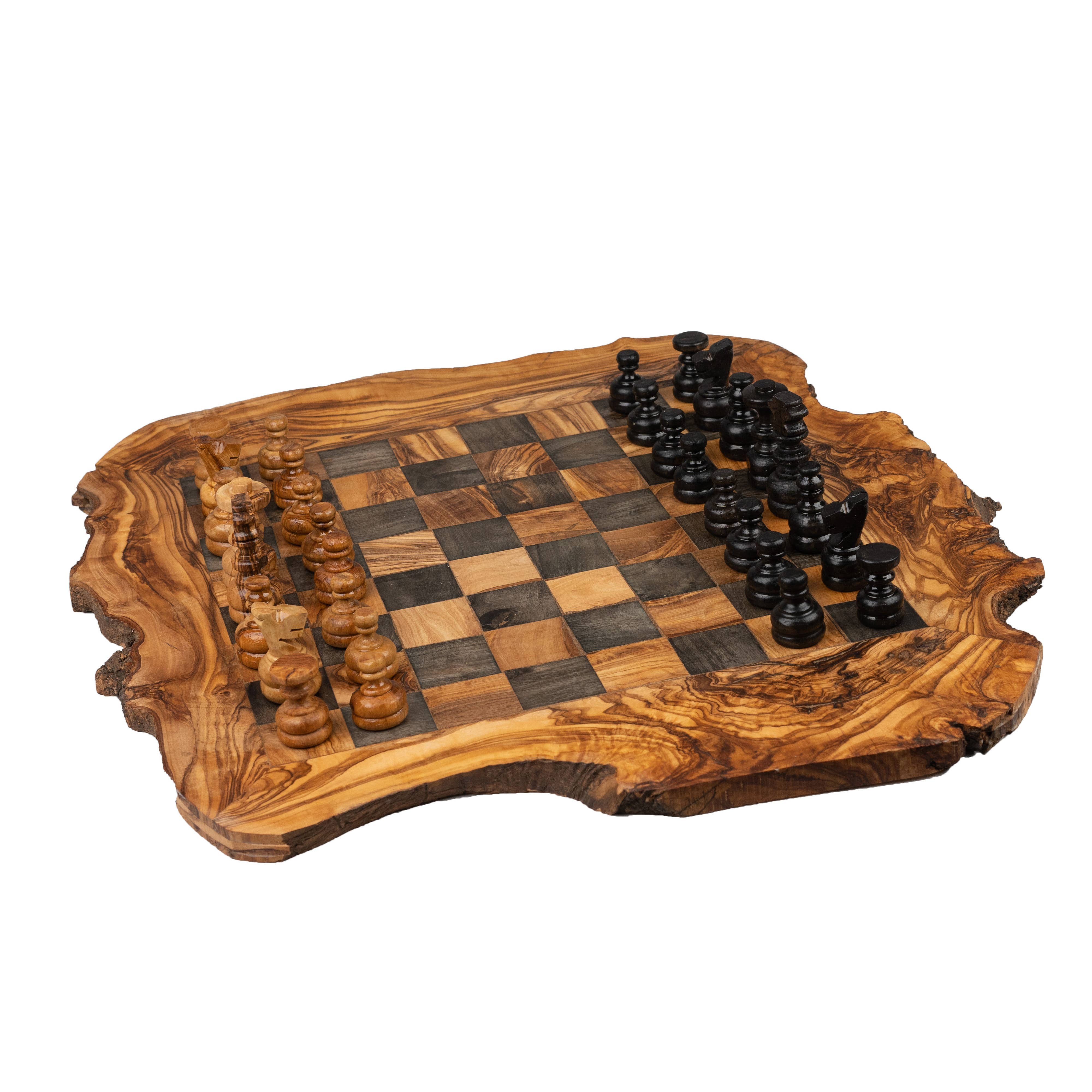 Next Day Shop - Wholesale Board Game - Wood Chess Set Handmade of Olive Wood, Antique Chess4
