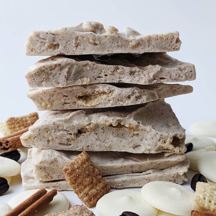 Chocolate Bark de Abóbora com Especiarias - Saco de 120g por atacado de DSRV Chocolates