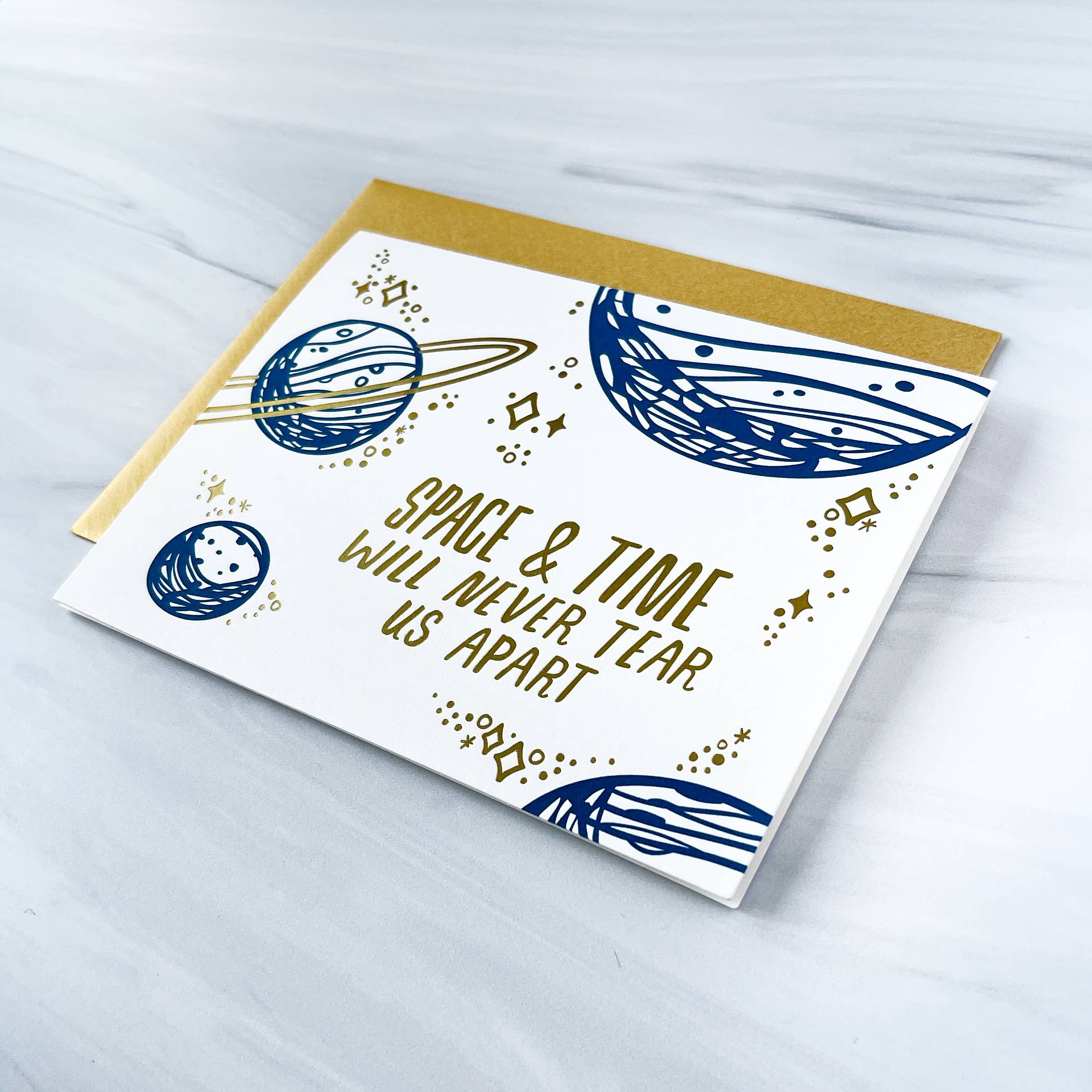 Paper Parasol Press - Wholesale Love Card - Space and Time Card2