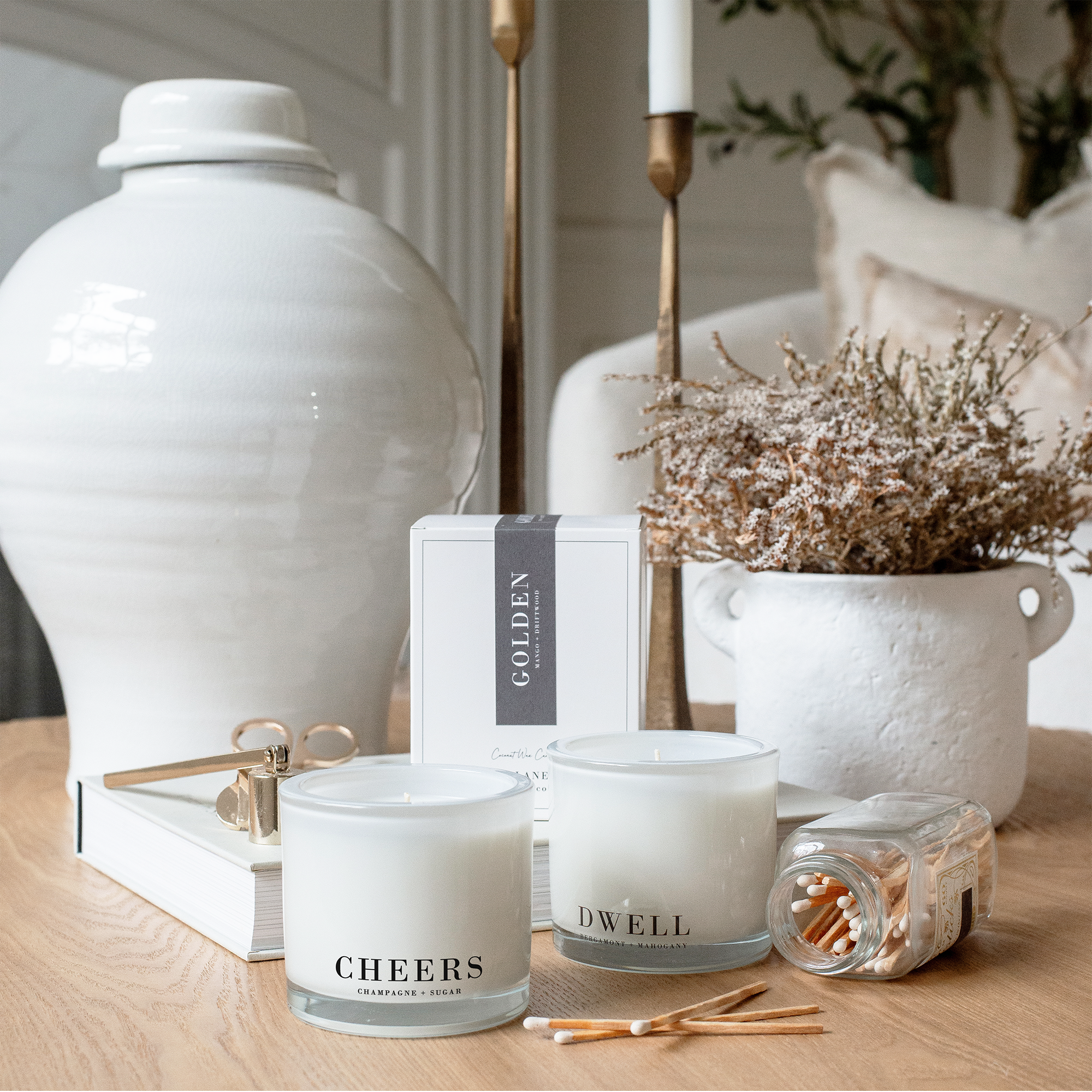 Porter Lane Home - Wholesale Jar/Filled Candle - CHEERS | Champagne + Sugar Candle | Signature Collection4