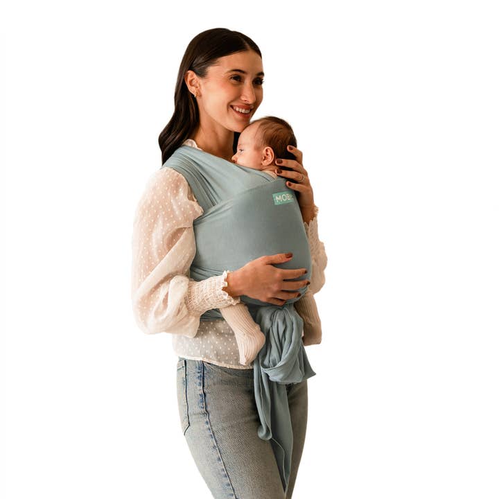 Moby - Wholesale Baby Wrap/Sling - MOBY EVOLUTION - SEA GLASS-ECOM BOX