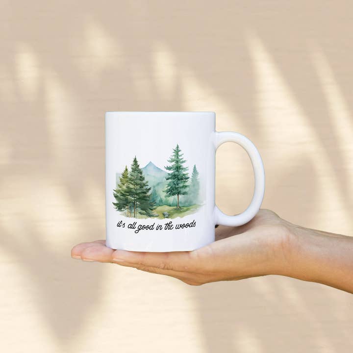 Canary Road - Wholesale Coffee Mug - Customizable Mountain Woods Mug, Camping Decor, Coffee Cup