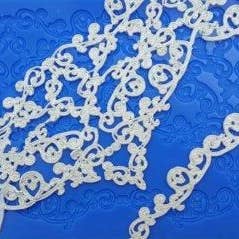 Molde de encaje de silicona: Savannah para venta al por mayor de Crystal Candy Unique Cake Decorations