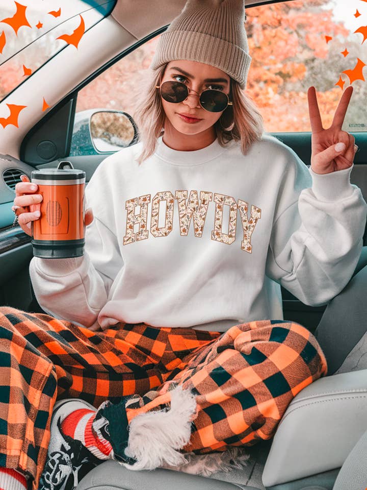 "Halloween Howdy Crewneck/Tee" for wholesale by Wild Soul Babes/Stitch and Style Clothing