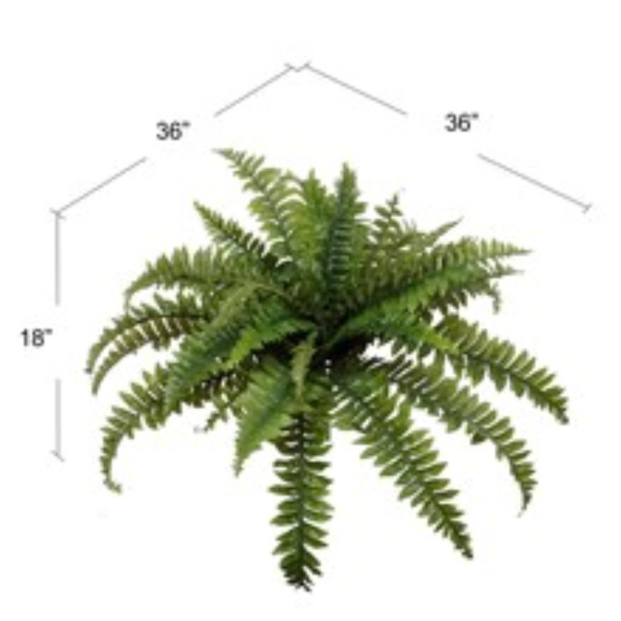 Larksilk - Vente Plantes artificielles - Fougère de Boston artificielle 122 cm pour intérieur et extérieur3