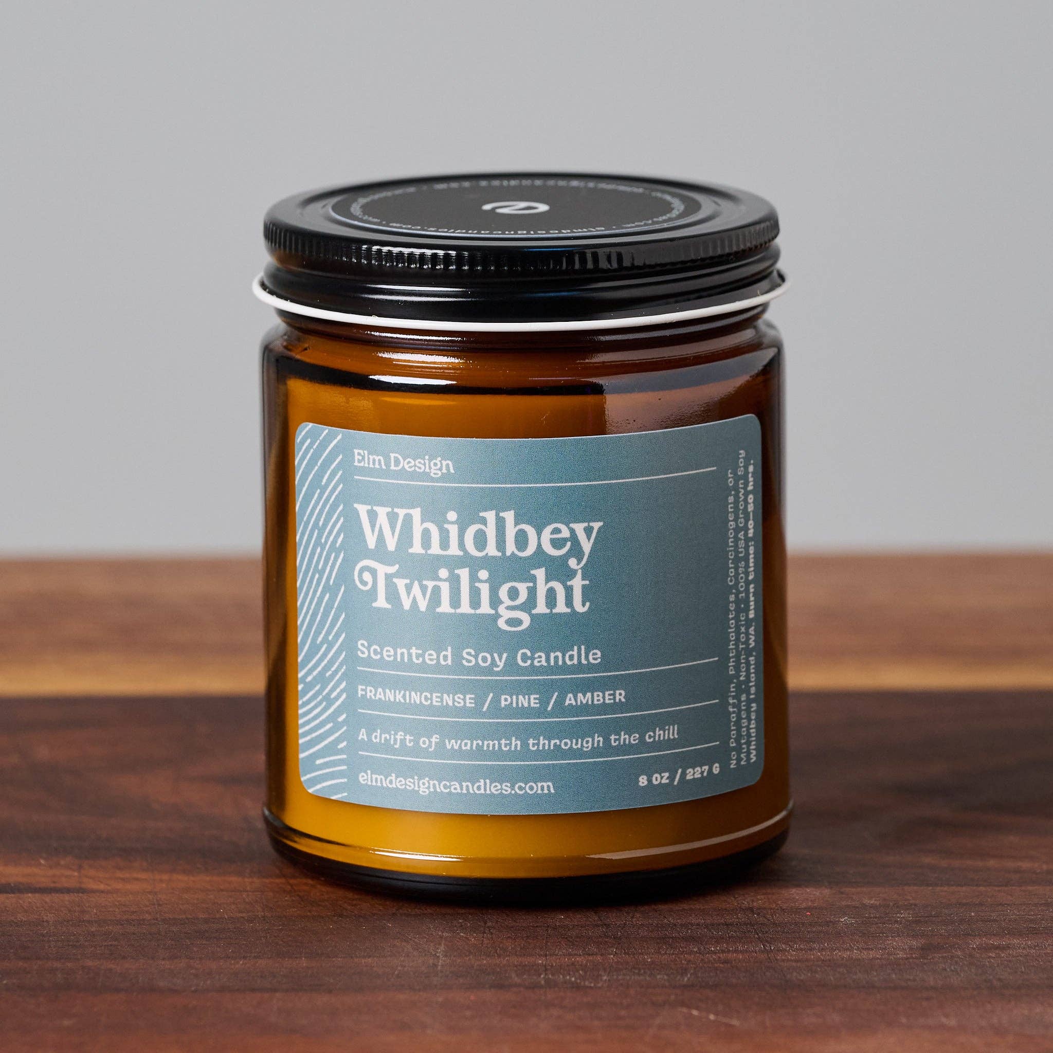 Elm Design Candles - Wholesale Jar/Filled Candle - Whidbey Twilight Soy Candle0