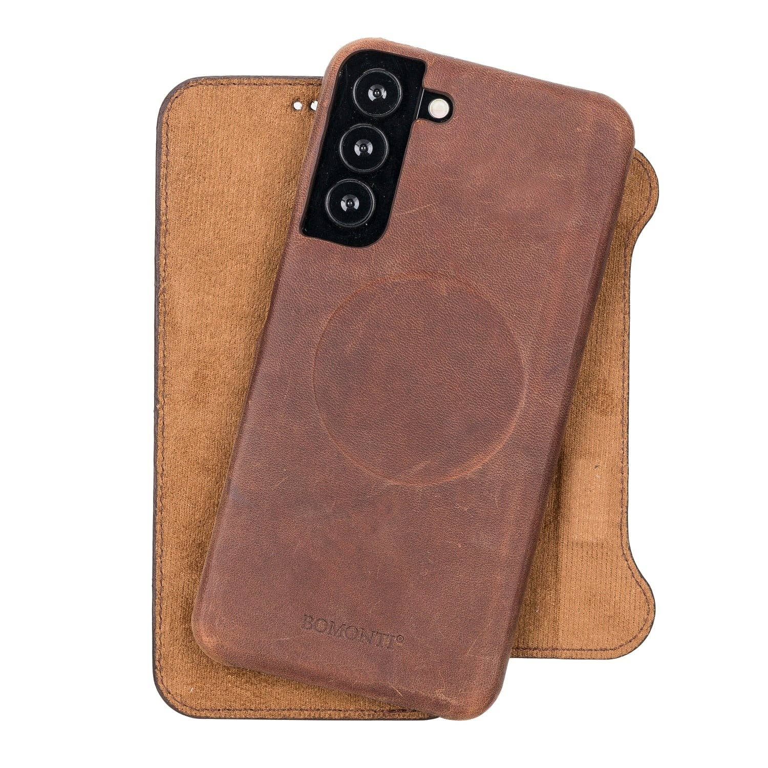 Bomonti - Wholesale Phone wallet/telefoonhoesje - Uniseks - Rostar lederen Samsung Galaxy S22+ afneembare portemonnee hoesje14