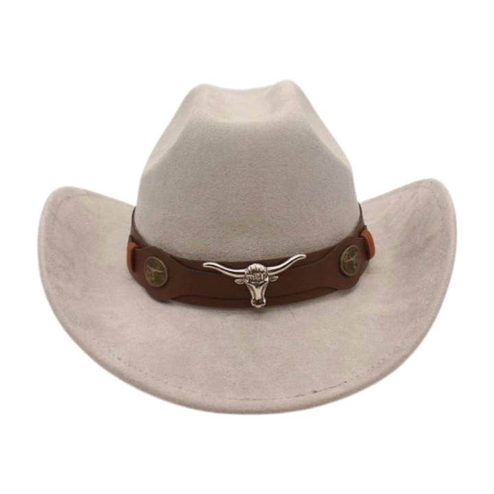 Tibetan Brown Cowboy Sun Hat For Vacation for wholesale by Plush Looks