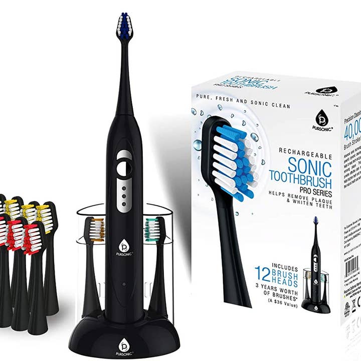 Pursonic – Großhandel Zahnbürste – 40k Spm Sonic Bewegung wiederaufladbare elektrische S430BK