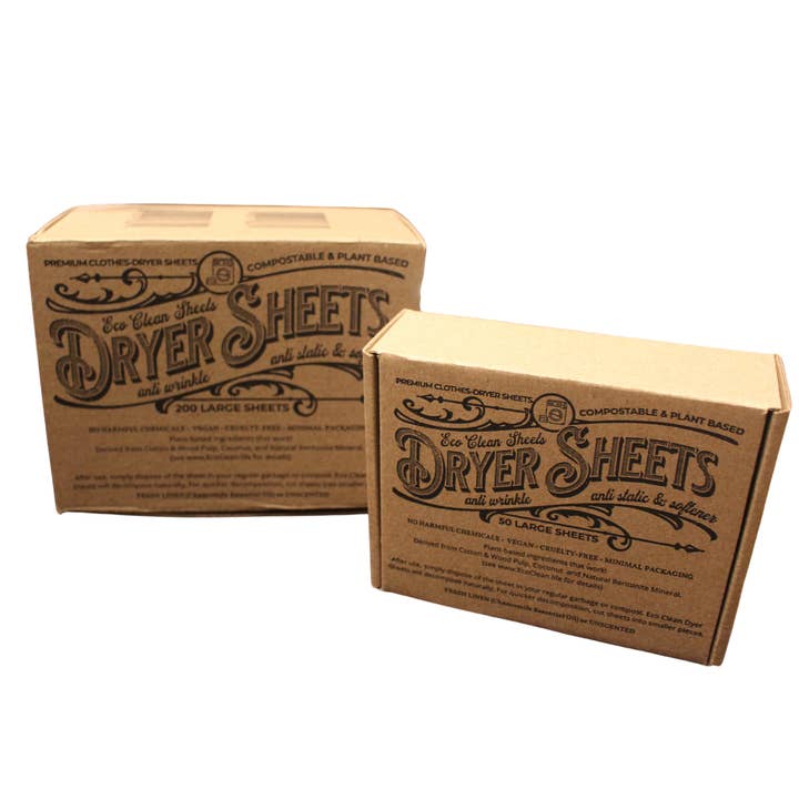 Symbiotic Products LLC - Wholesale Dryer Sheets - Dryer Sheets - Eco Clean - Bulk Display - 200 Large Sheets2