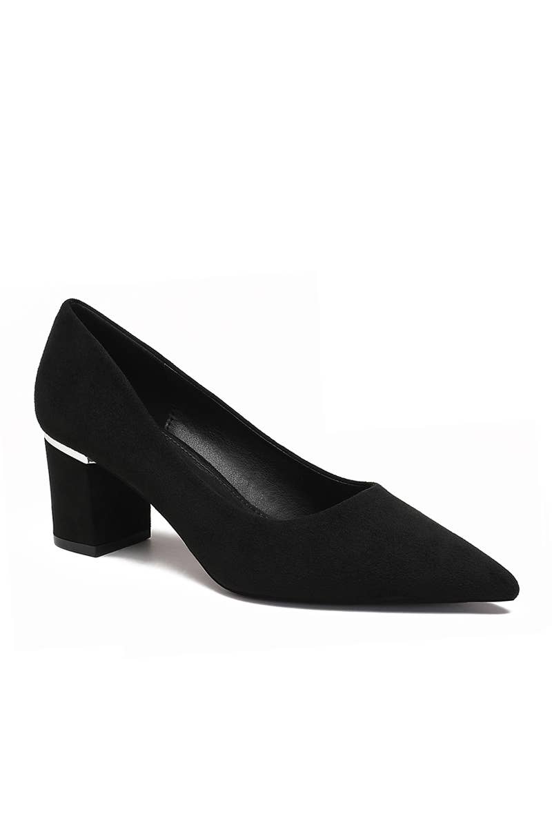 Joia Paris - Wholesale Low heels – Women′s - Classic high-heeled pumps with gold details H8-589