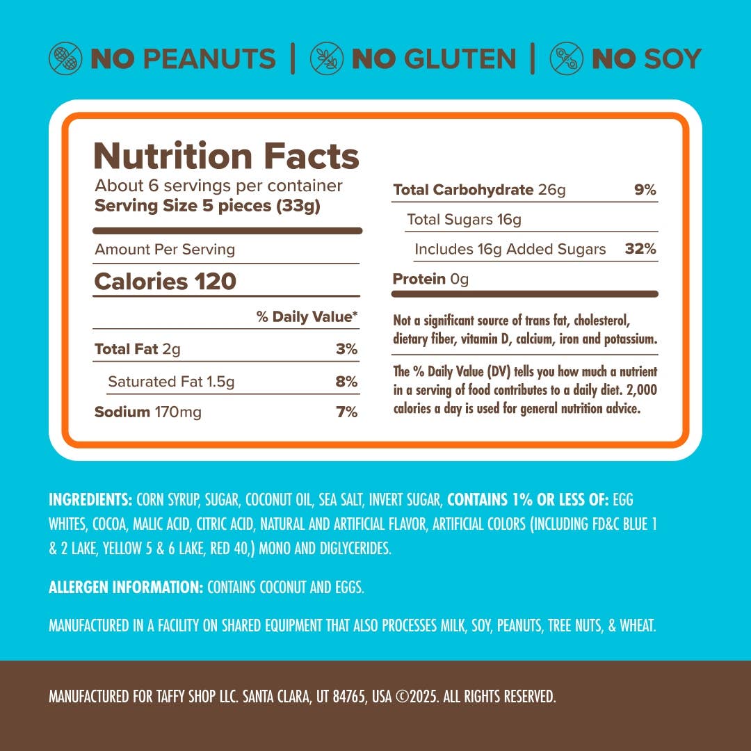 Taffy Shop – wholesale Taffy – Utah National Parks Taffy Bag (7oz)™5