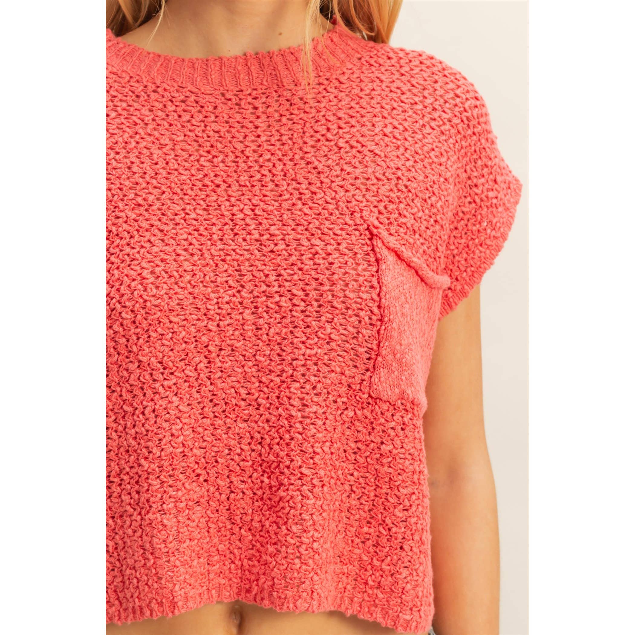 HYFVE - Wholesale Knit Sweater - Women's - Pocket Detail Sweater Top9