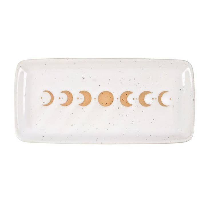 Bandeja para baratijas de cerámica Moon Phase de 17 cm para venta al por mayor de My Crystal