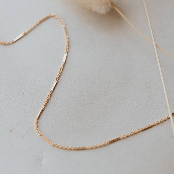 Hello Adorn - Wholesale Link & Chain Bracelet - Mari Bracelet | 14kt Gold Fill + Sterling Silver5