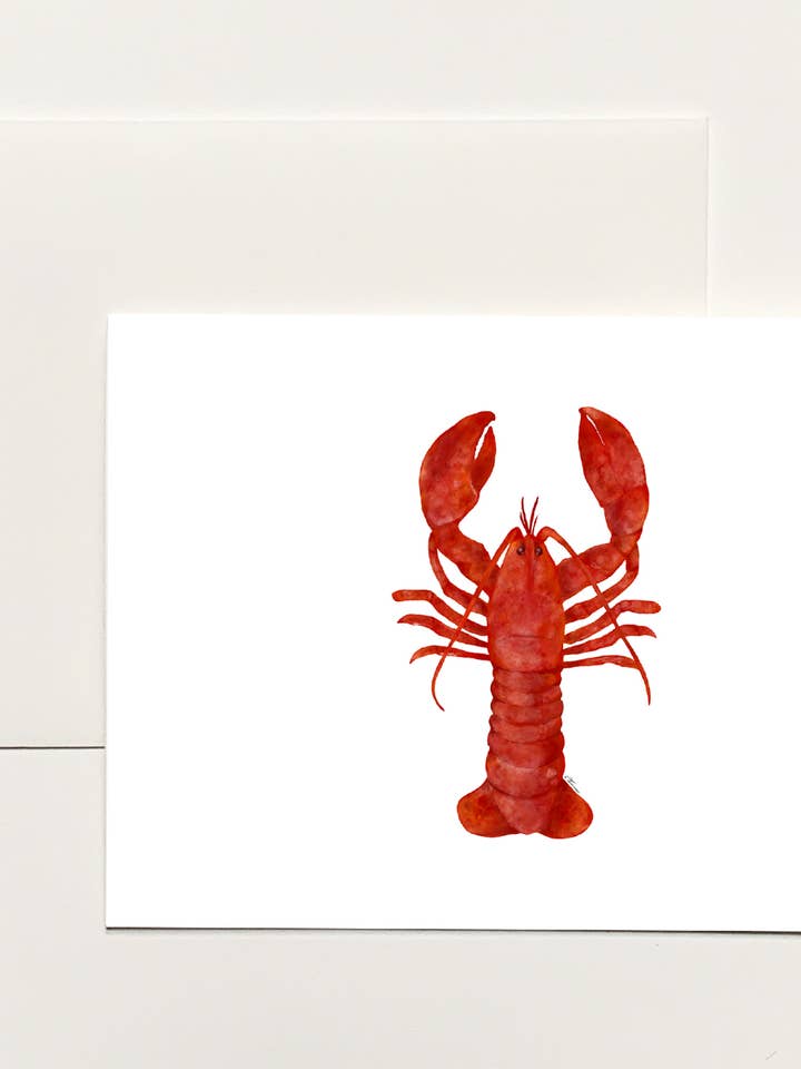 Cartes-notes Lobster pour la vente par k.Patricia Designs