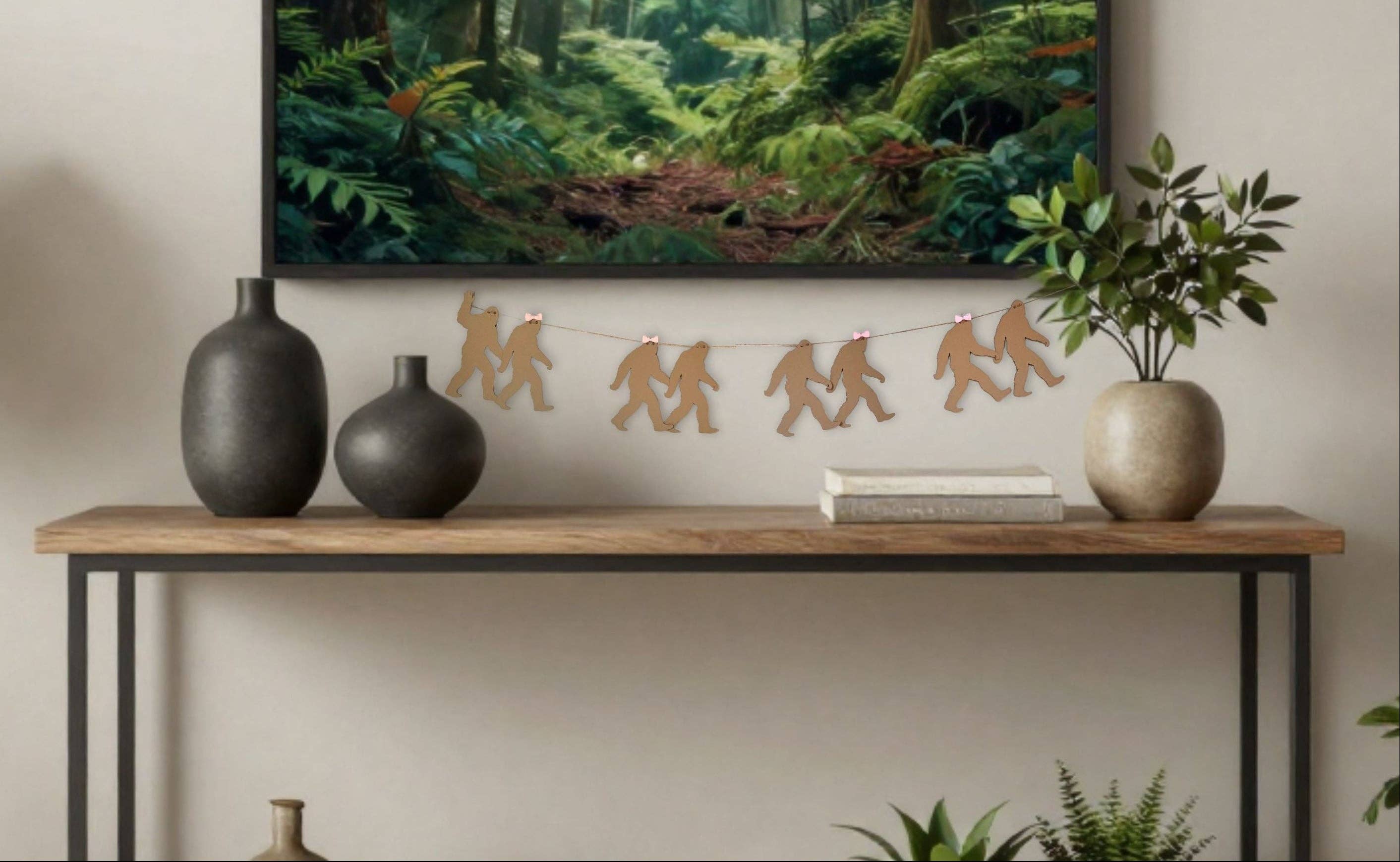 The Creative Garland Company - Wholesale Bunting/Garland - The Bigfoot / Sasquatch Garland1