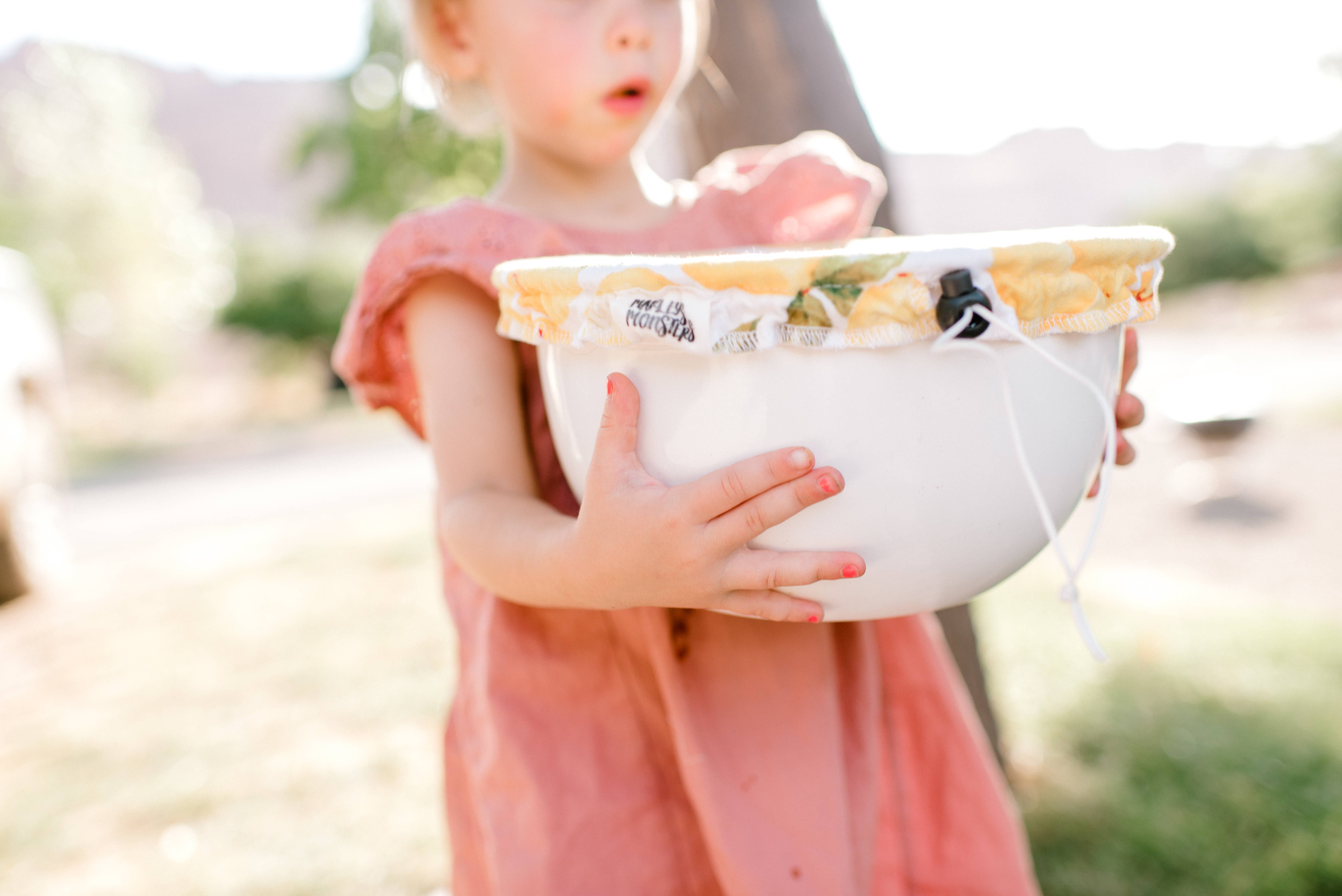 Marley's Monsters - Wholesale Food Storage Wrap/Bag - Bowl Covers: Flannel - Case of 63