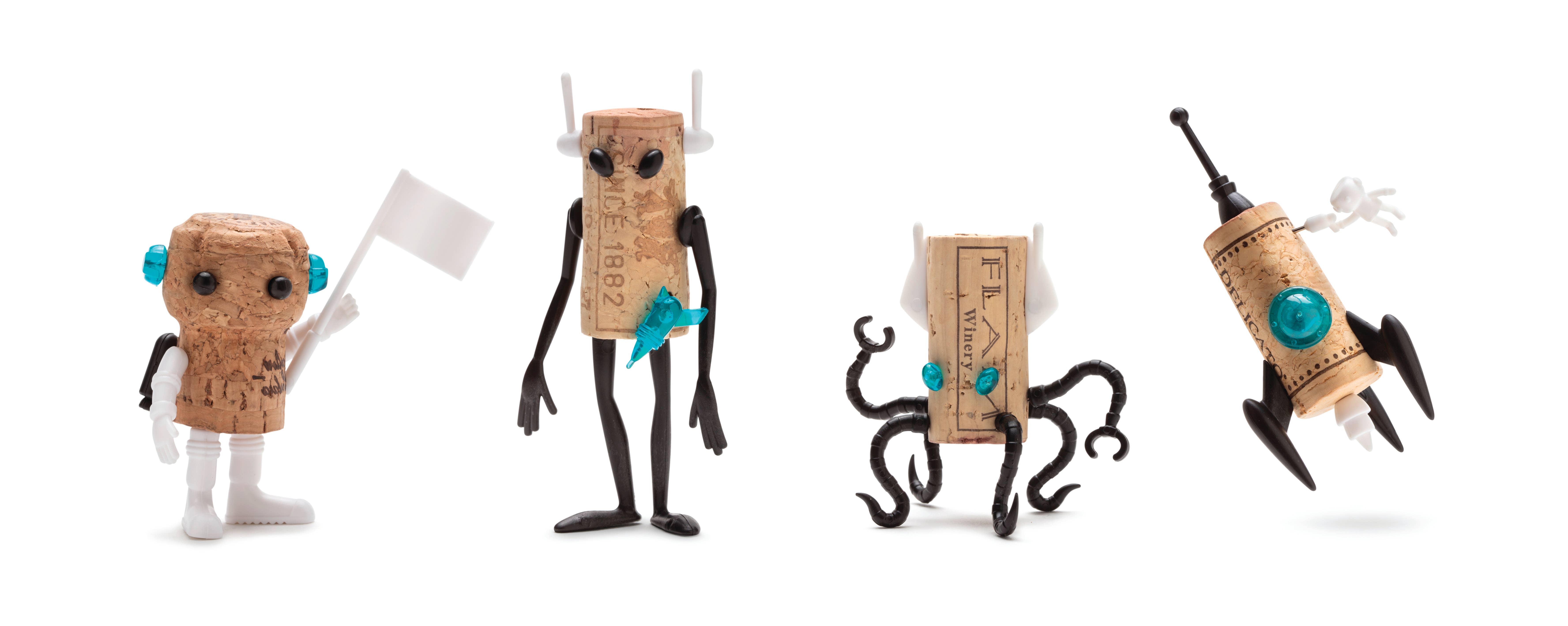 Monkey Business Design USA LLC - Vente Bouchon de vin - Figurines pour amateurs de vin | Bouchons dans l'espace4