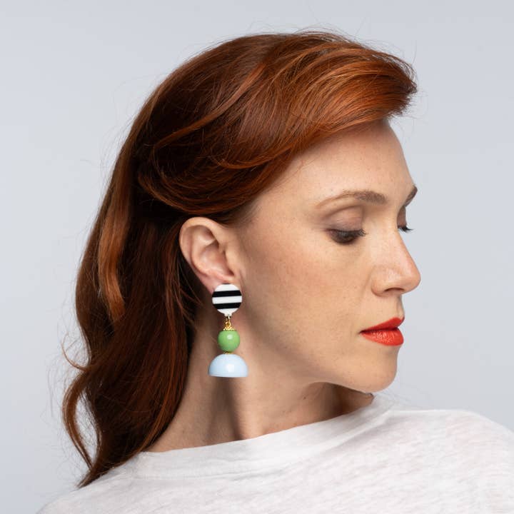 Michaela Malin - Wholesale Dangle Earrings - Carla Ciel & Green