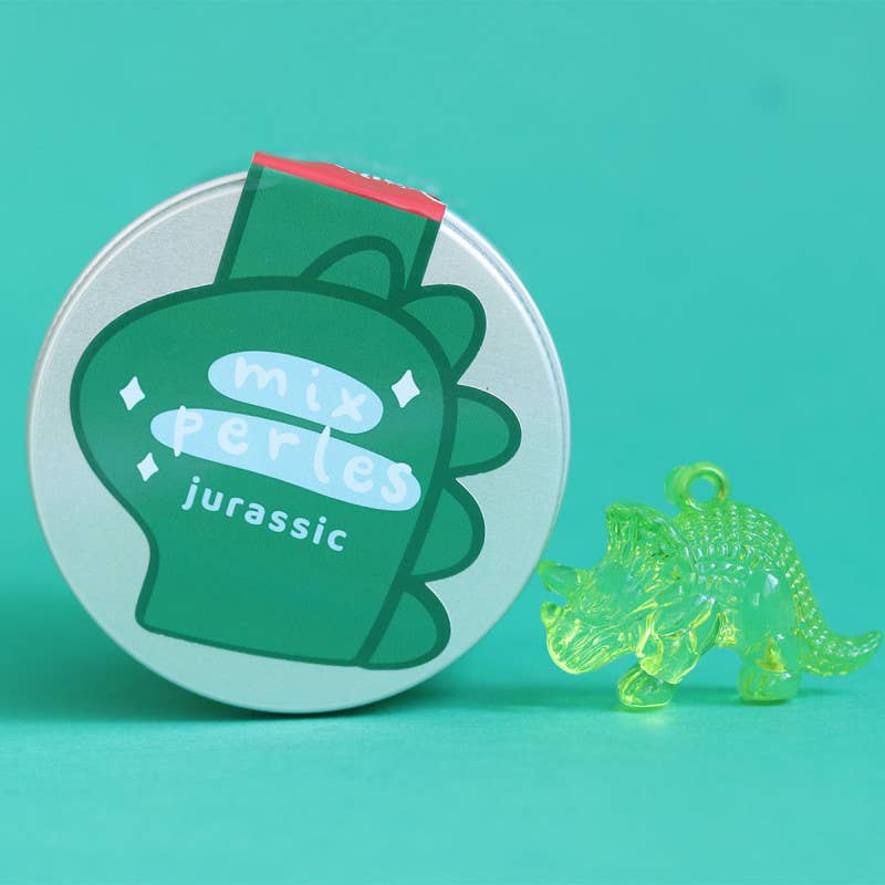 La Petite Épicerie - Venta al por mayor Kit de manualidades con joyas - Niños - Mezcla de perlas Jurassic8