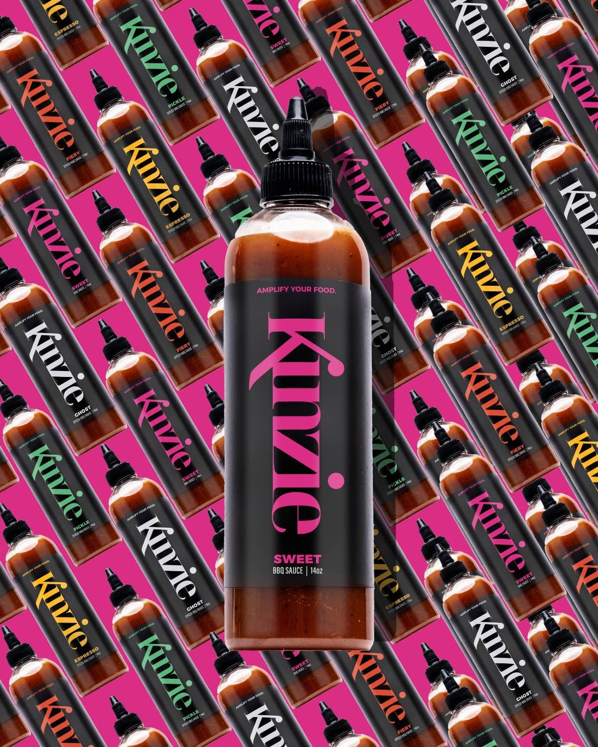 Kinzie Foods - Wholesale BBQ Sauce - Sweet BBQ Sauce, 14oz1