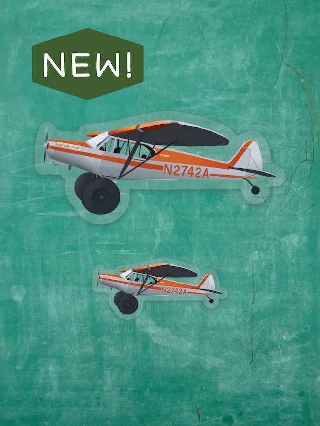 Super Cub - Clear Vinyl Stickers for wholesale by Wren and the Raven