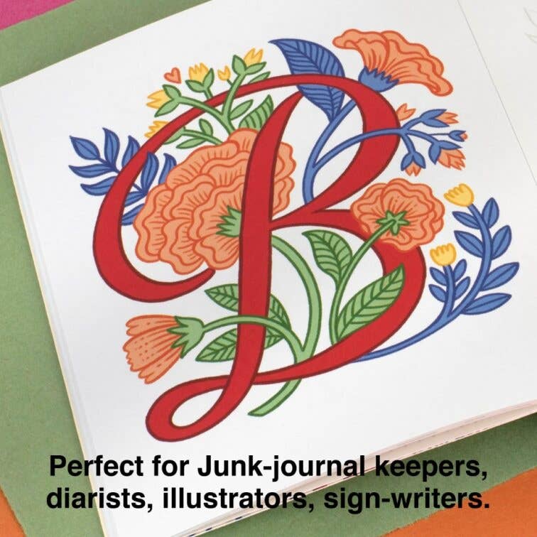 Abrams - Wholesale Coloring & Activity Book - Adult - Creative Hand Lettering from A to Z1