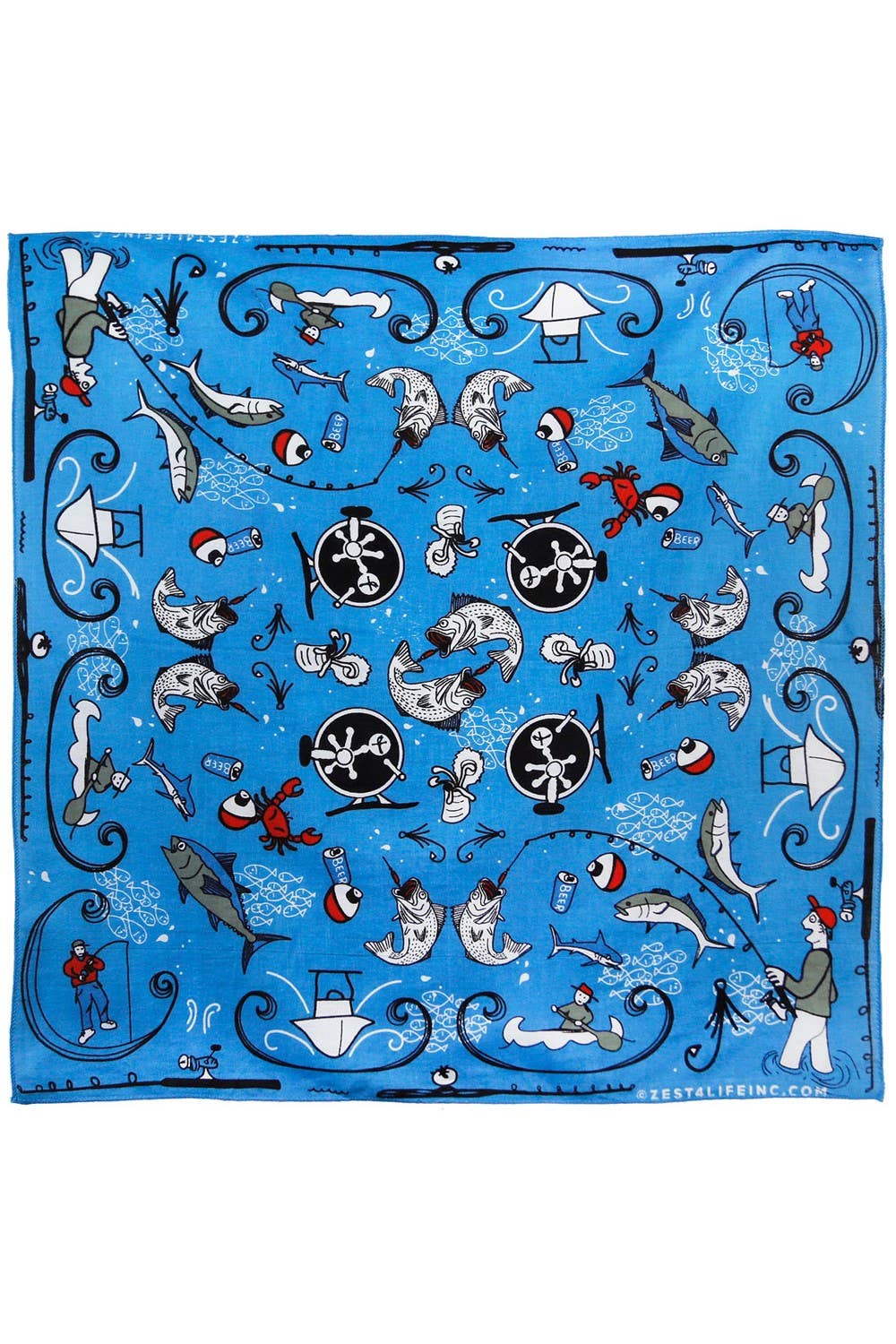 Sunshine Joy - Wholesale Bandana - Unisex - Fishing Bandana0