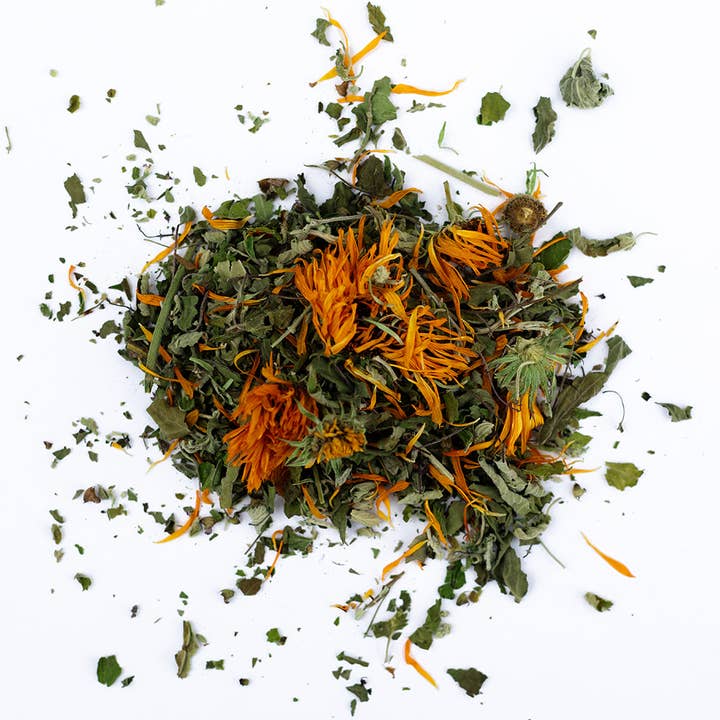 Among the Oaks Herb Farm - Wholesale Loose Tea - Belly Bliss - Farm Fresh Loose Leaf Herbal Tea