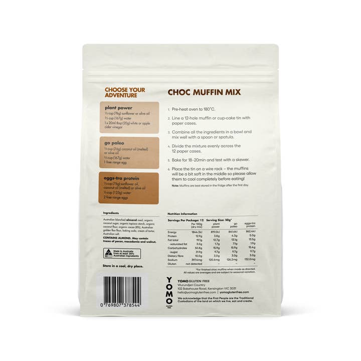 YOMO - Wholesale Muffin mix - Choc muffin mix2