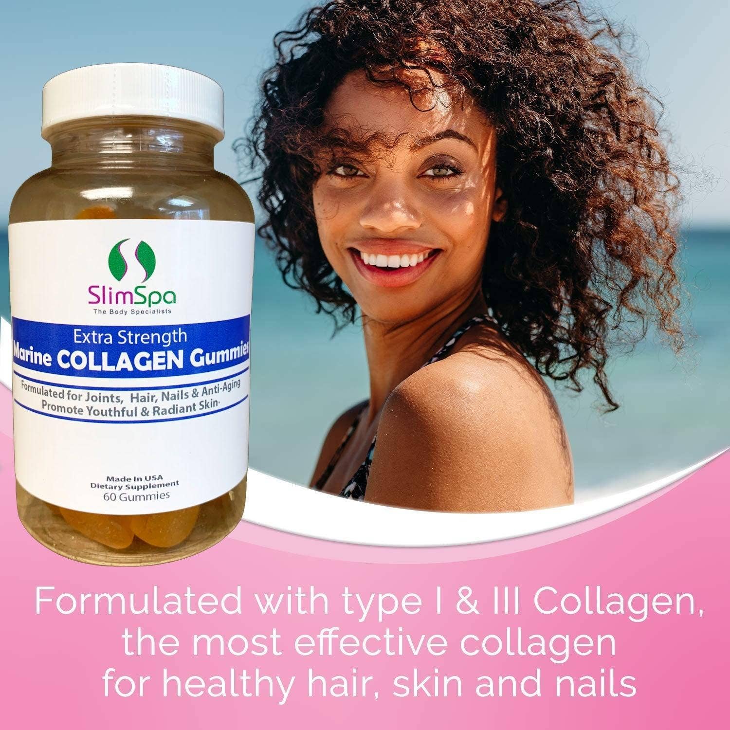SlimSpa The Body Care Specialists - Wholesale Oral Supplement/Vitamin - Marine COLLAGEN Gummies (60)11