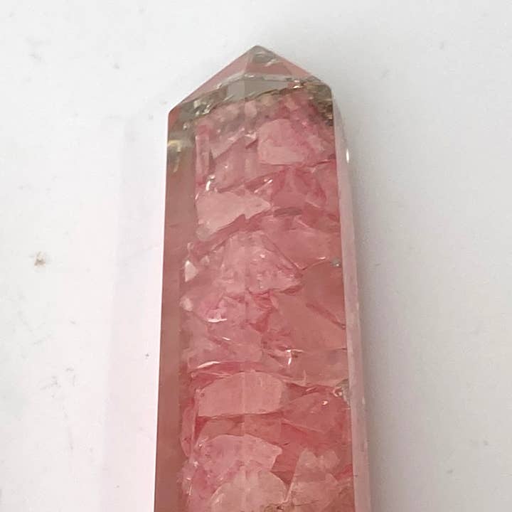 VIE - Wholesale Spiritual Stone/Crystal - Orgonite Obelisk Tower, 10-12cm7