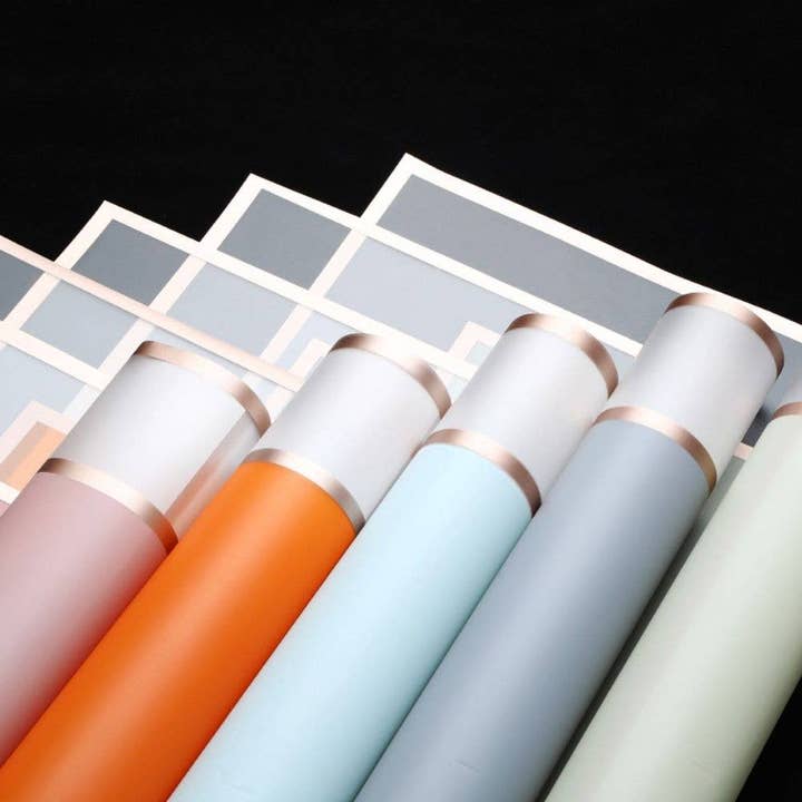 Papel de regalo floral impermeable – Paquete de 20 hojas para venta al por mayor de UNIKPACKAGING