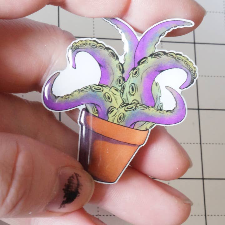 Goblin Grimm Gifts - Wholesale Lapel Pin/Button - Monster Plant Enamel Pin2