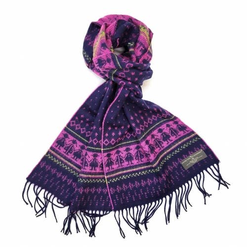 SERENITA - Wholesale Scarf - Unisex - Cashmere Feel Scarf Soft Warm Unisex Tartan Made in Korea17