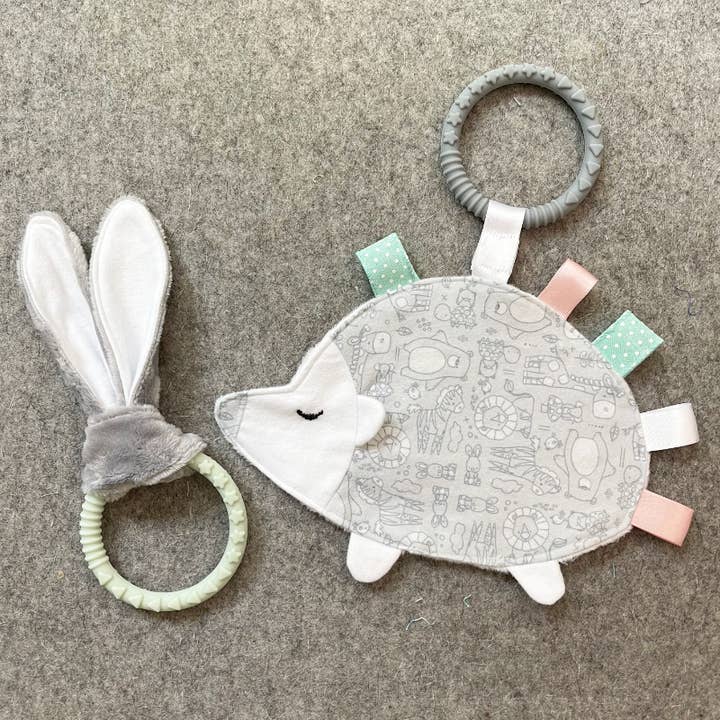 Around the Bobbin - Wholesale Teething Mitten - Baby - Hedgehog & Hare | Sewing Pattern + Silicone