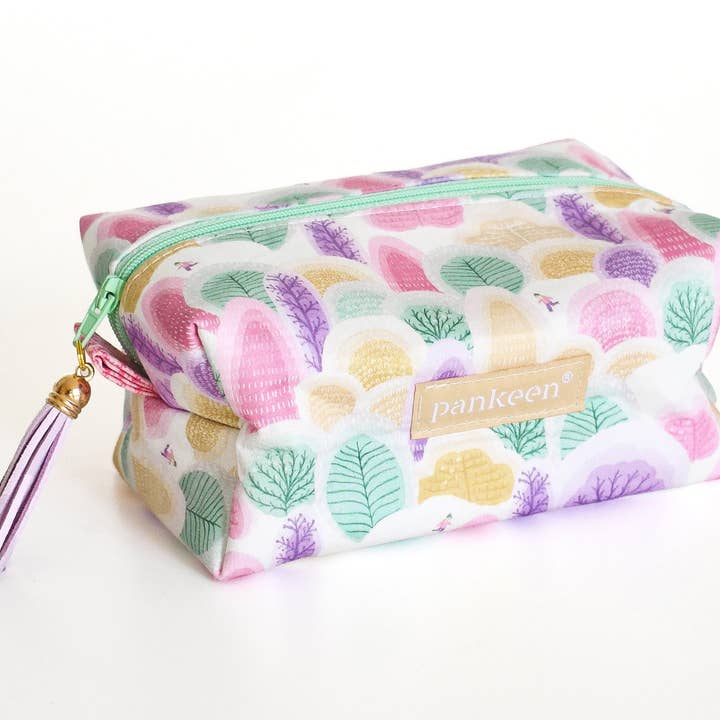 Pankeen – Großhandel Schmink-/Kosmetiktasche – BOREAL FOREST - MITTELGROSSE BOXTASCHE (LIMITIERTE AUFLAGE)
