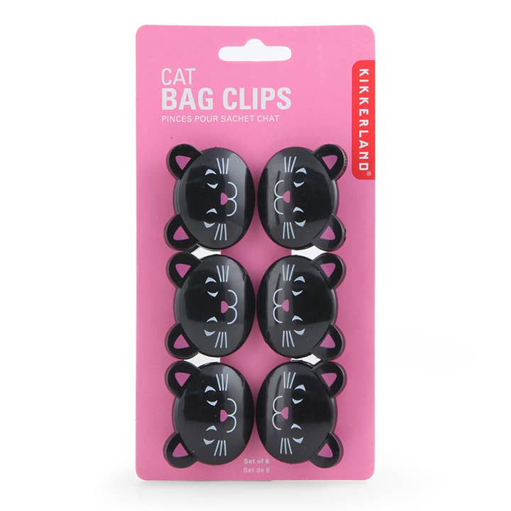 Bag Clips Cats for wholesale by Kikkerland Design Inc