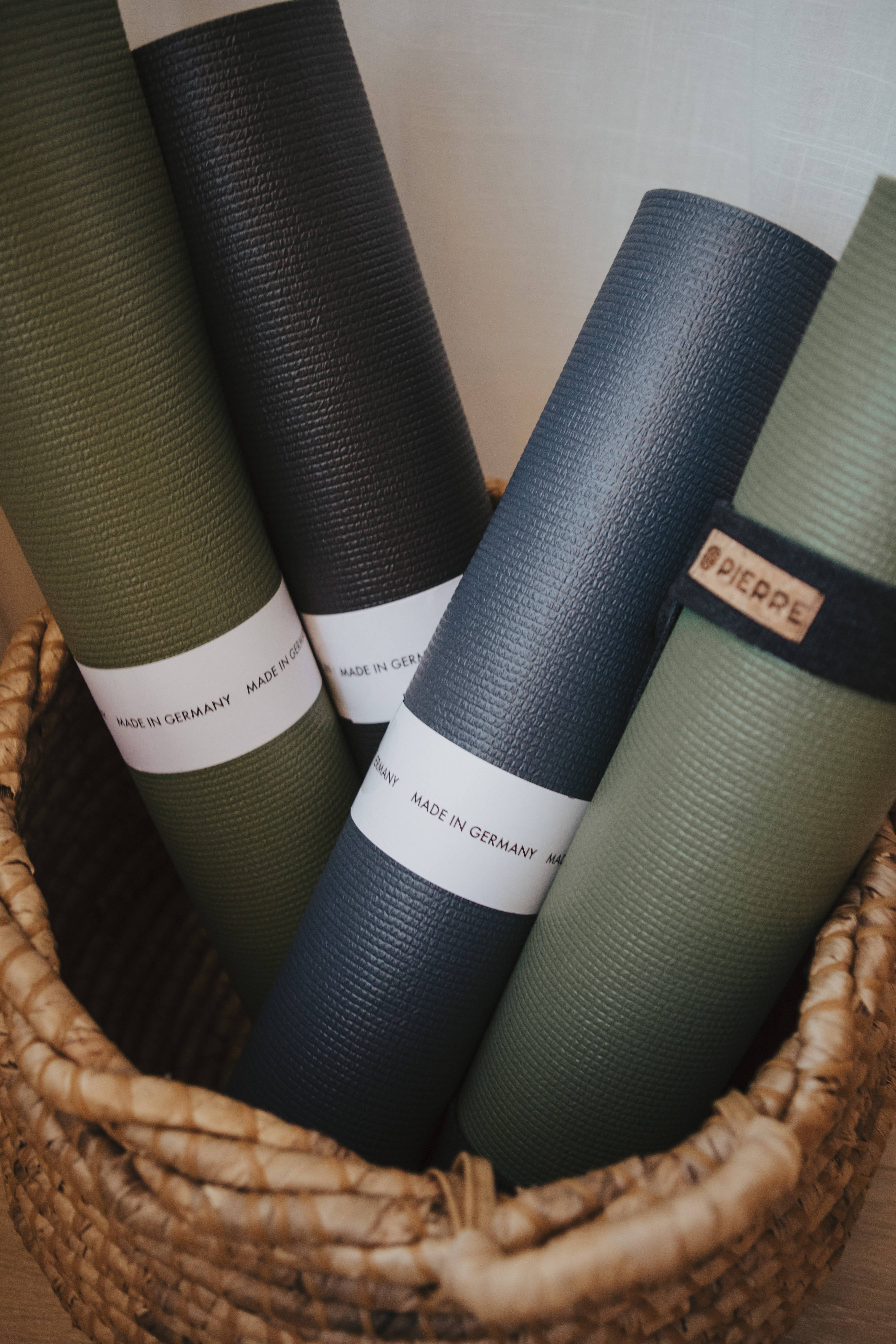 Pierre Sports - Vendita all'ingrosso Tappetini da yoga - Tappetino yoga Butterfly - verde - 50% poliestere riciclato - antiscivolo3