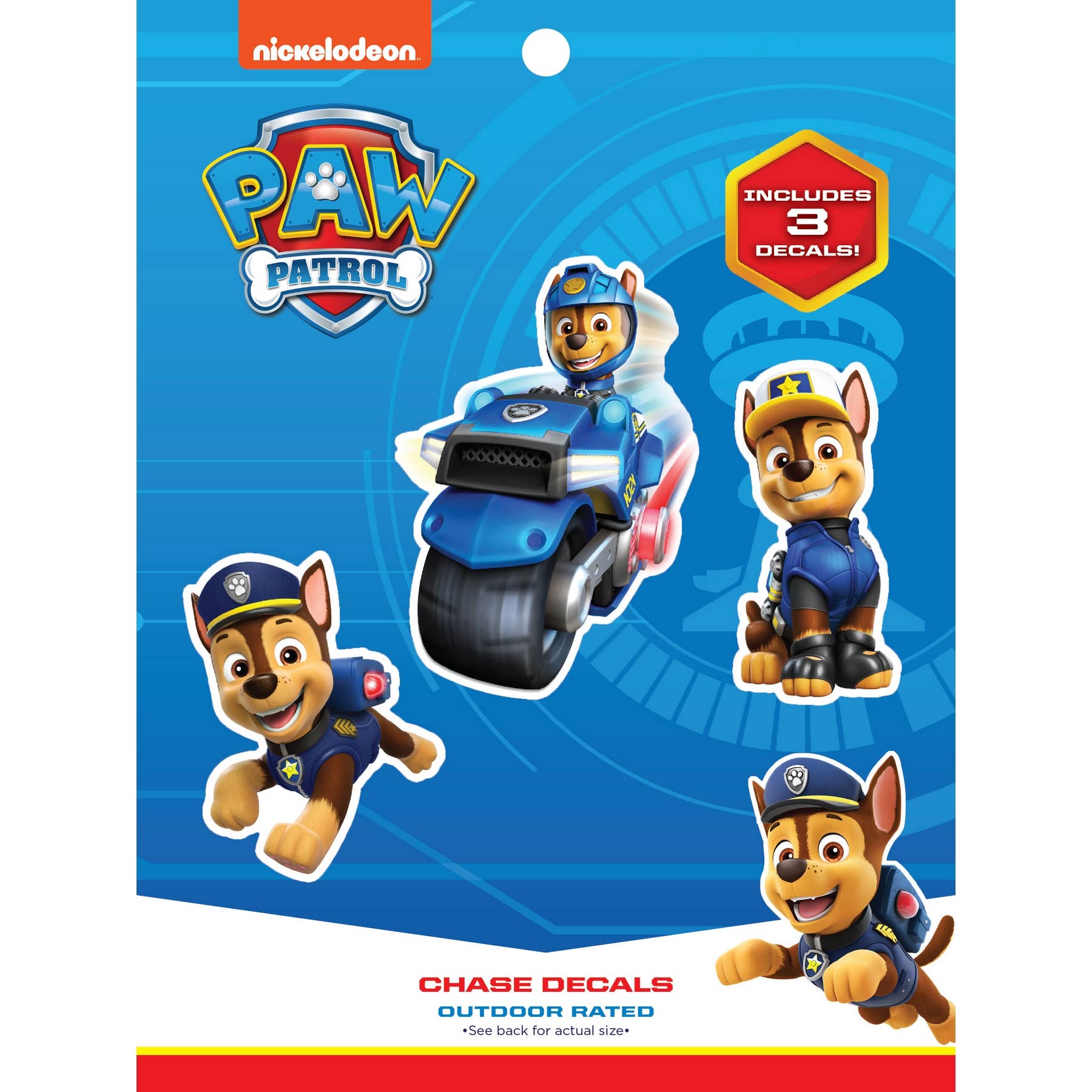 Decalcomania - Wholesale Sticker - Kids & Baby - Licensed Paw Patrol Chase Car Tumbler Stickers Decals0