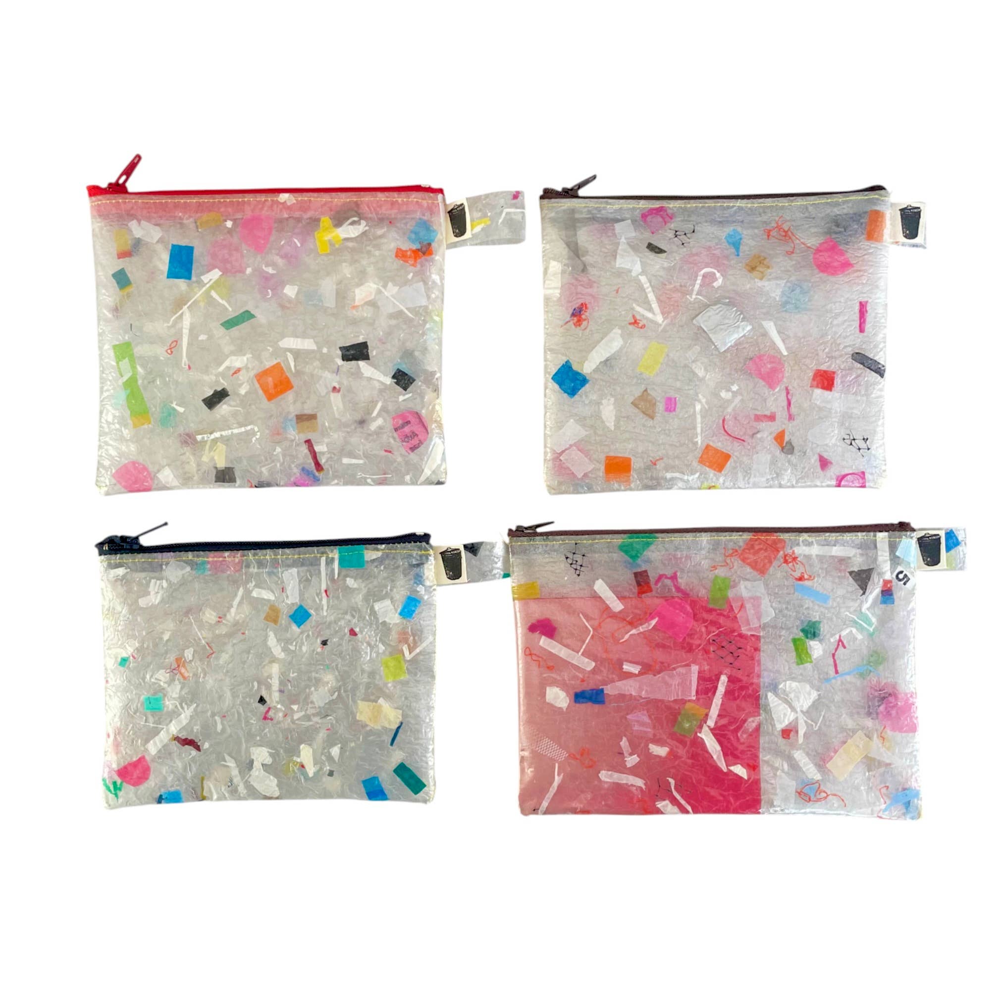 Cool Trash – wholesale Pouch – Unisex – Medium Recycled Plastic Confetti Pouch2