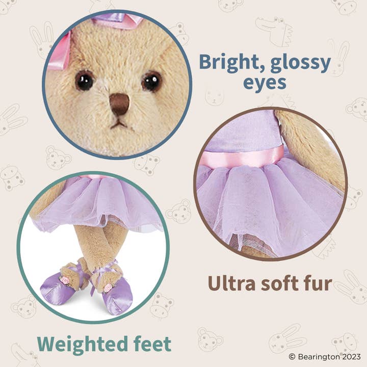 Bearington Collection - Wholesale Stuffed/Plush Toy - Kids & Baby - Tootsie Tutu Ballerina
