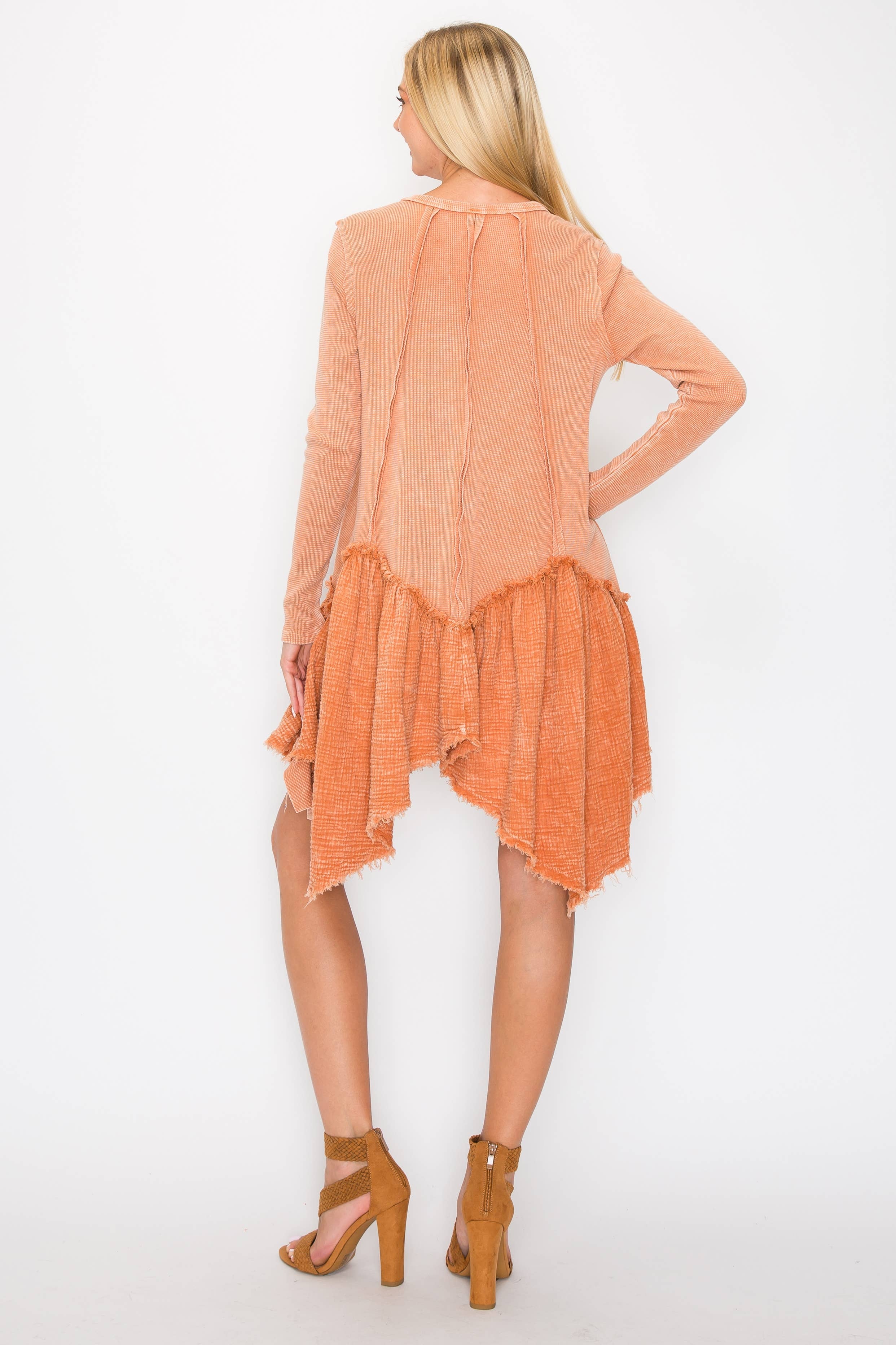 J.Her - Vendita all'ingrosso Tunica - Donna - Tunica da fata Boho Distressed HT414114