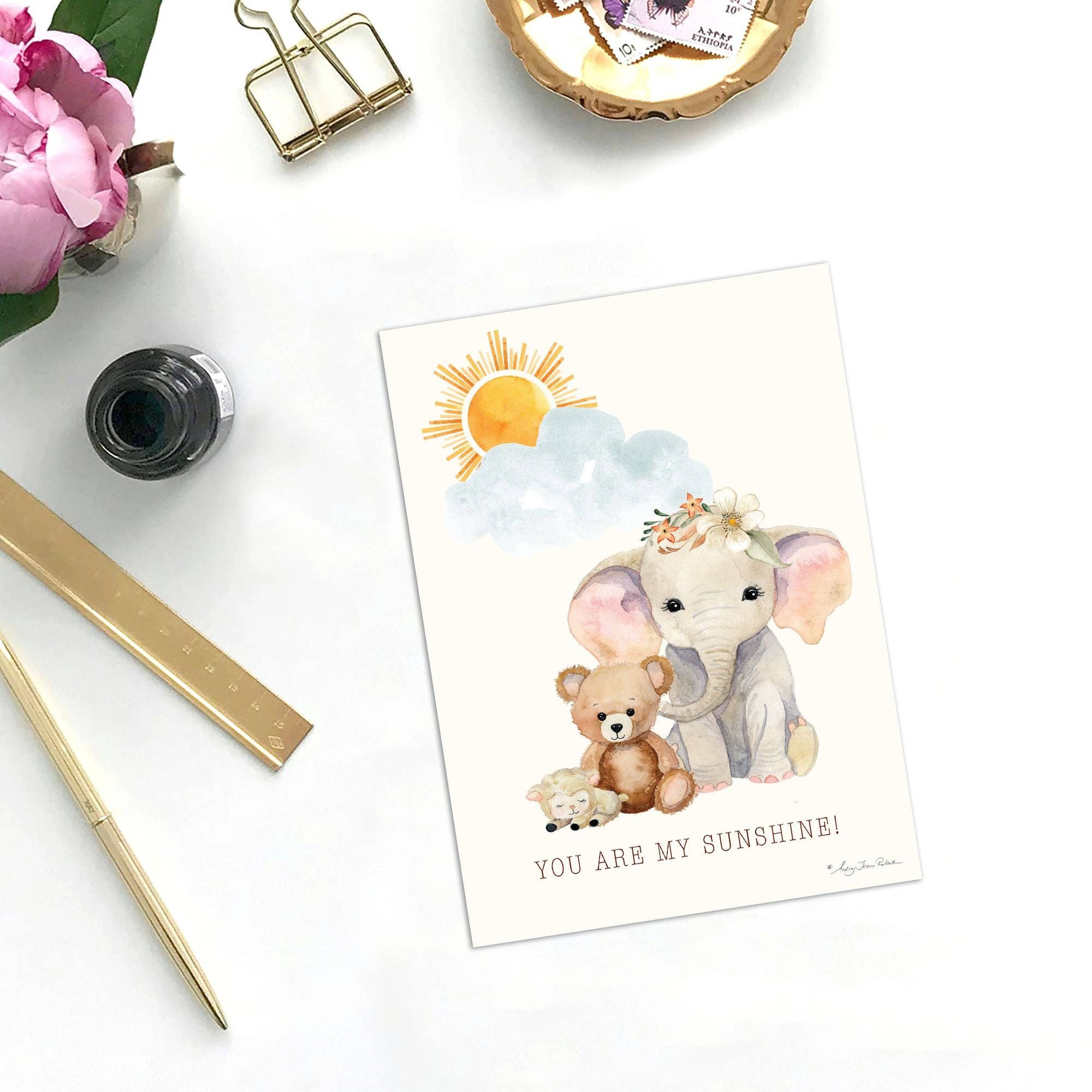 Crown Point Graphics - Wholesale Baby Card - You are my Sunshine | Baby Greeting Card3