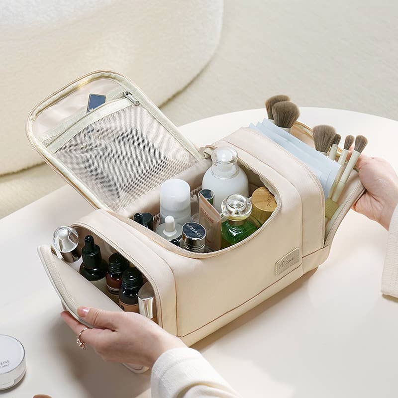 wandf - Wholesale Makeup/Cosmetic Bag - Large - Capacity Portable Multifunctional Cosmetic Bag5