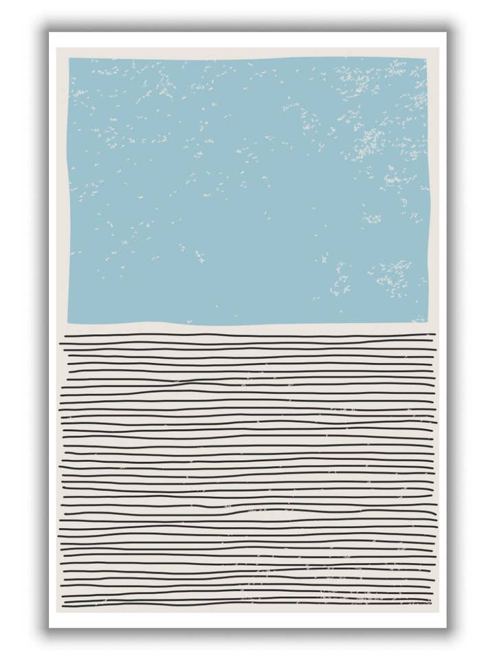 Ljusblå Minimal för wholesale av Stanley Print House